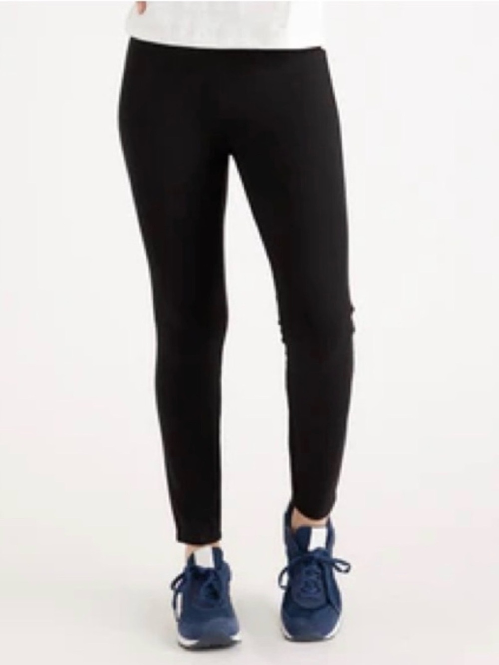 Quince Skinny Ponte Pants Black